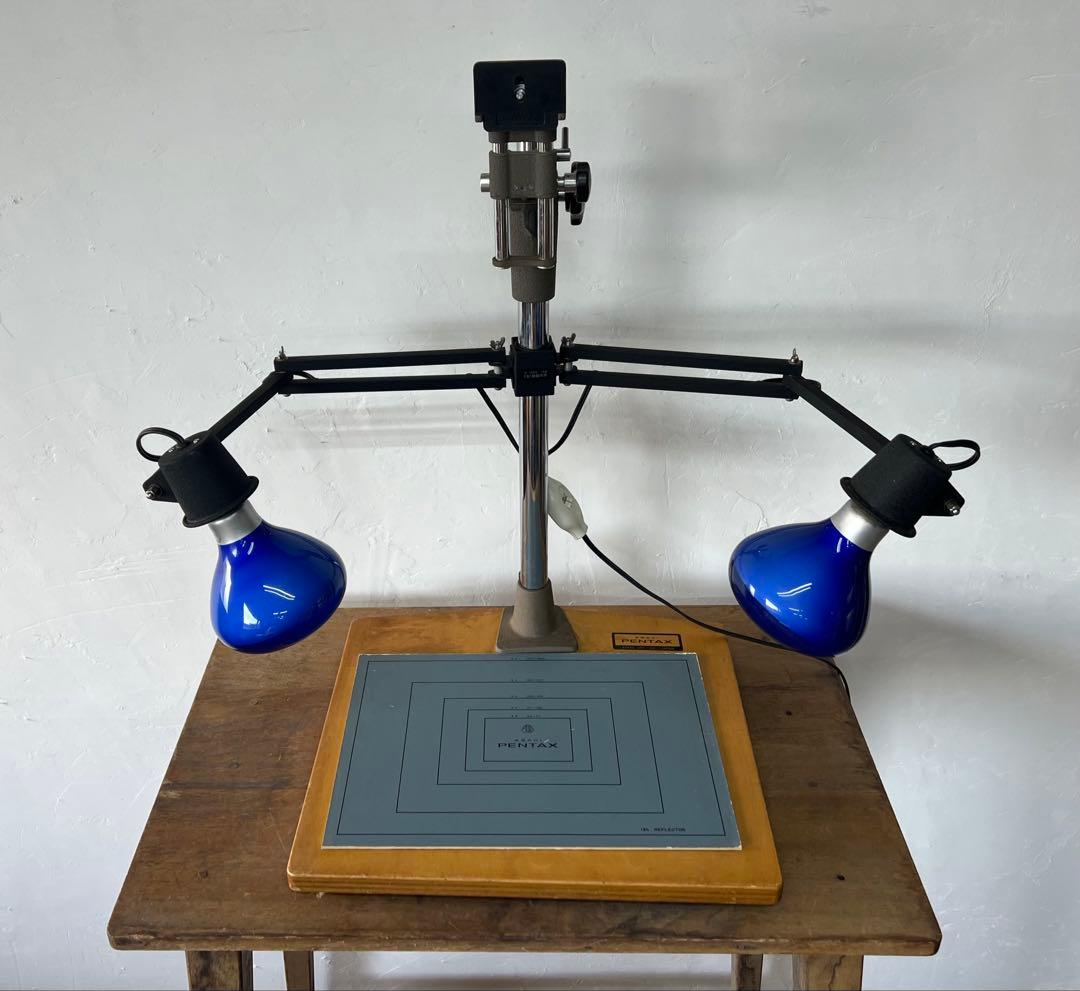 希少・ヴィンテージ】PENTAX コピースタンド ライト付き 撮影台 - メルカリ
