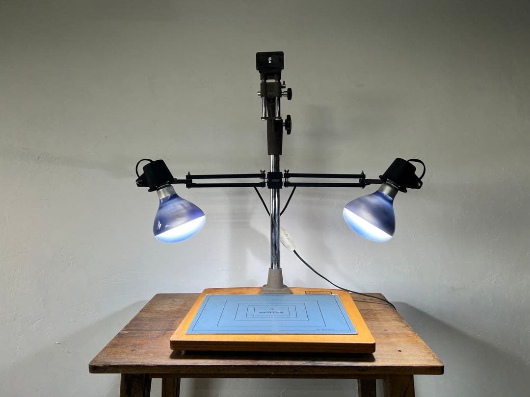 希少・ヴィンテージ】PENTAX コピースタンド ライト付き 撮影台 - メルカリ