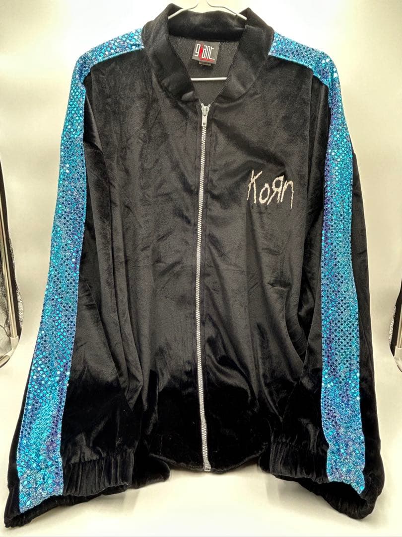 激レア 90s Vintage Korn コーン ベロア トラックジャケット