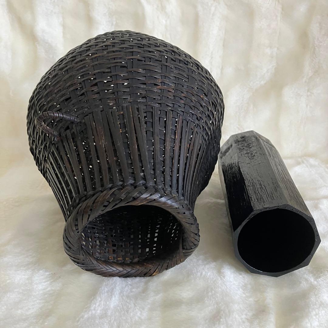 お値下げ 茶道具 名工 島村白峰斎造 桂籠 花籠 共箱 - メルカリ