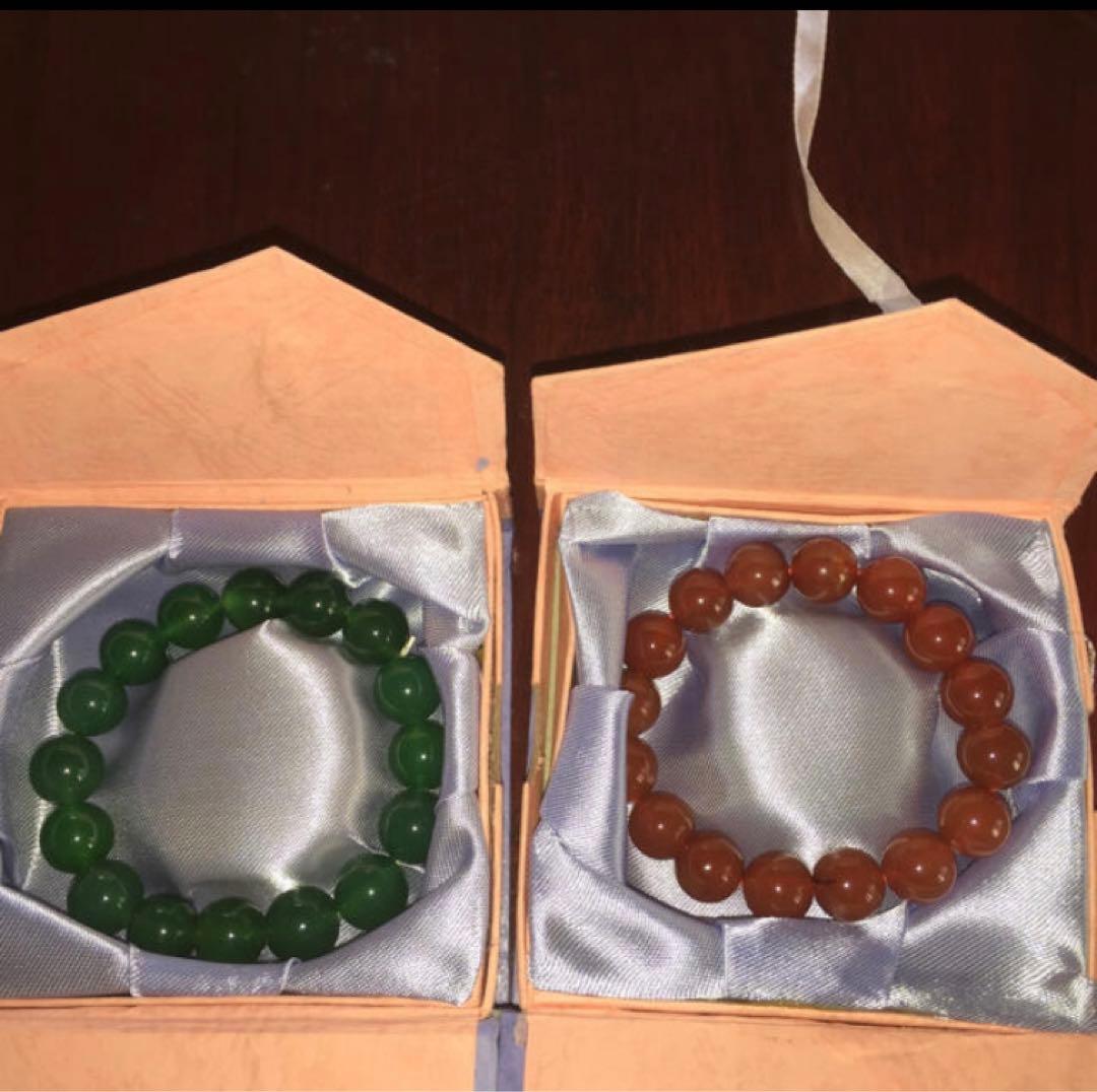 希少‼️西安国立博物館貯蔵品❗️天然石翡翠ブレスレット