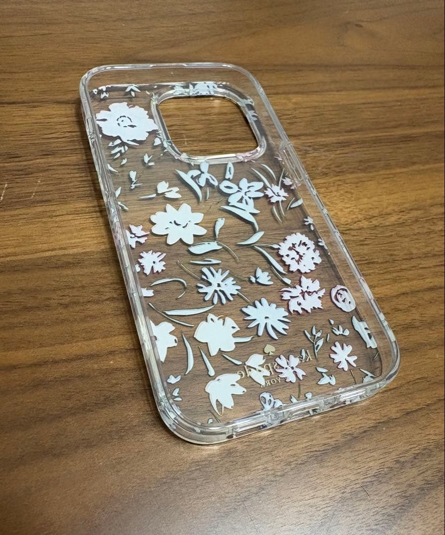 ☆限定品☆ KATE SPADE iPhone14Proケース クリームマルチ kate spade