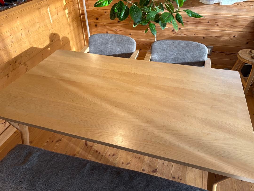 ダイニングテーブル 140cm 天然木 北欧