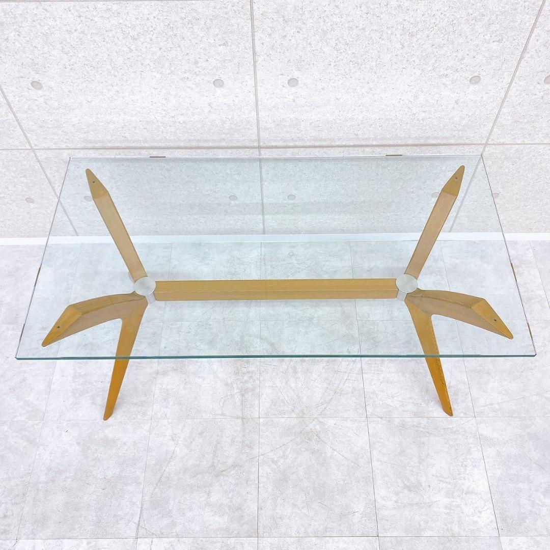 Calligaris（カリガリス） ガラステーブル 160×85×75cm