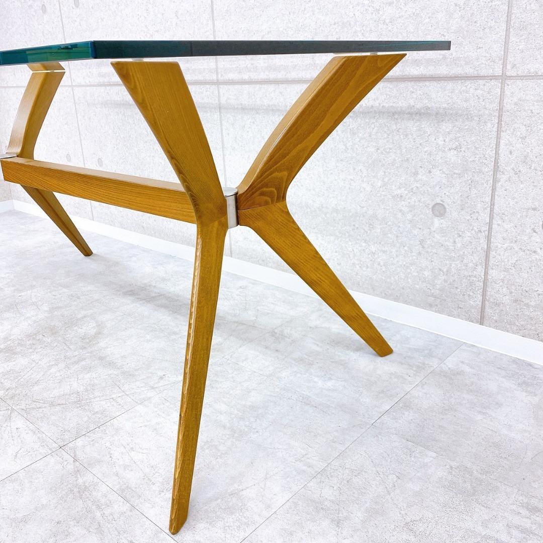 Calligaris（カリガリス） ガラステーブル 160×85×75cm
