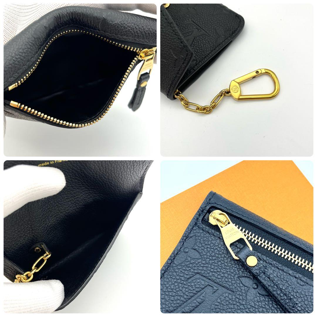 【美品】　ルイヴィトン　ポシェットクレ　アンプラント　ブラック　ケース