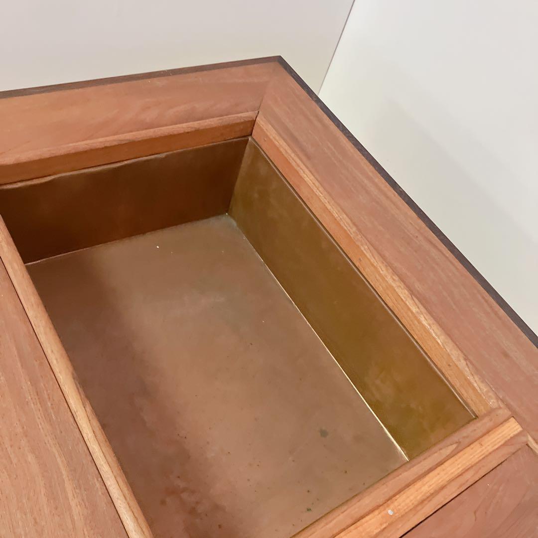 囲炉裏 火鉢 アンティーク 長火鉢 囲炉裏テーブル 古民具 和家具