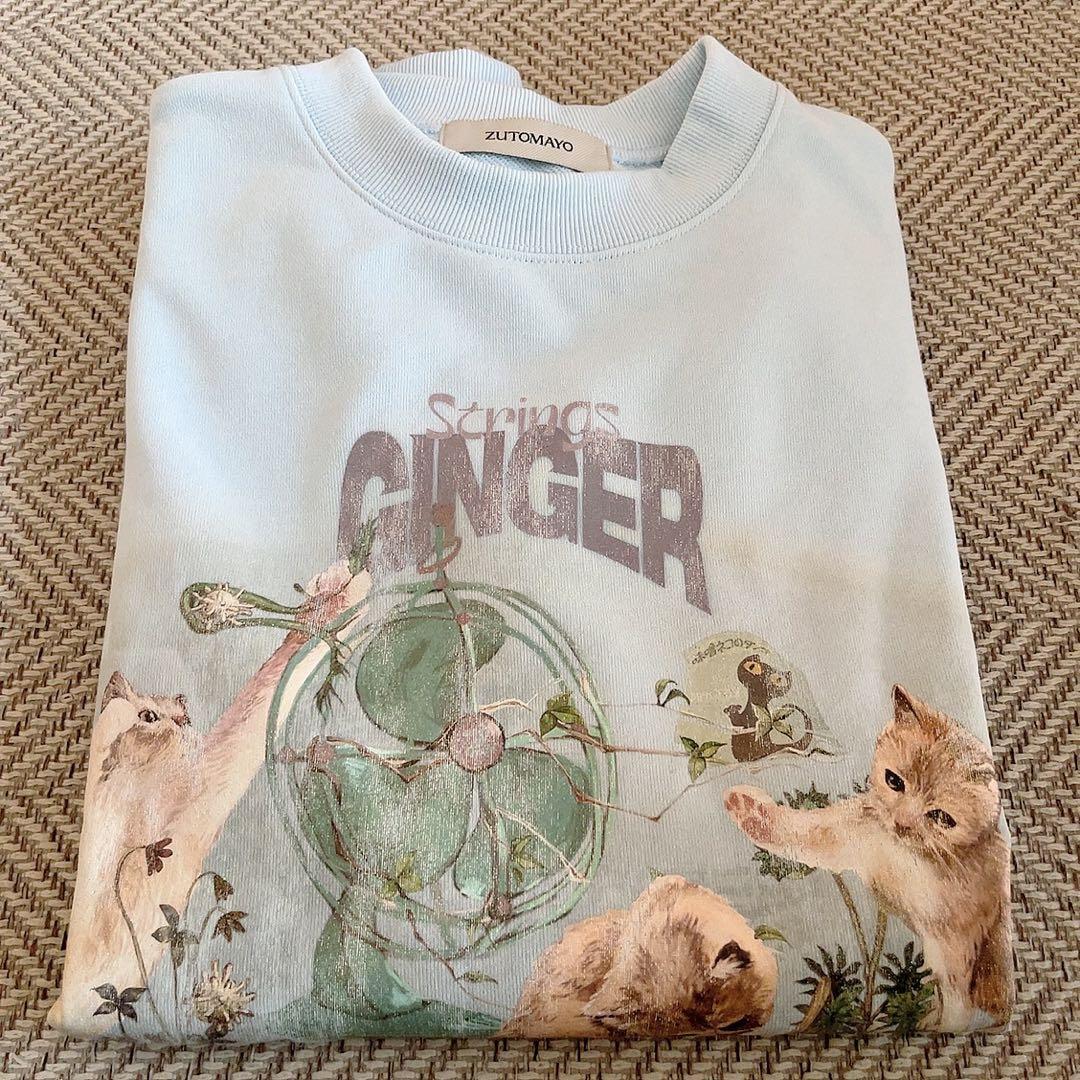 ずとまよ ジンジャーストリングスヴィンテージトレーナー スウェット