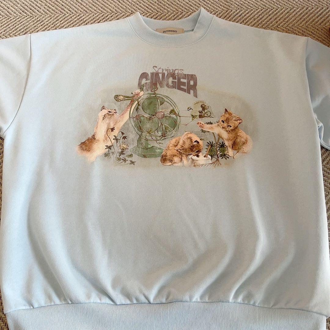 ずとまよ ジンジャーストリングスヴィンテージトレーナー スウェット