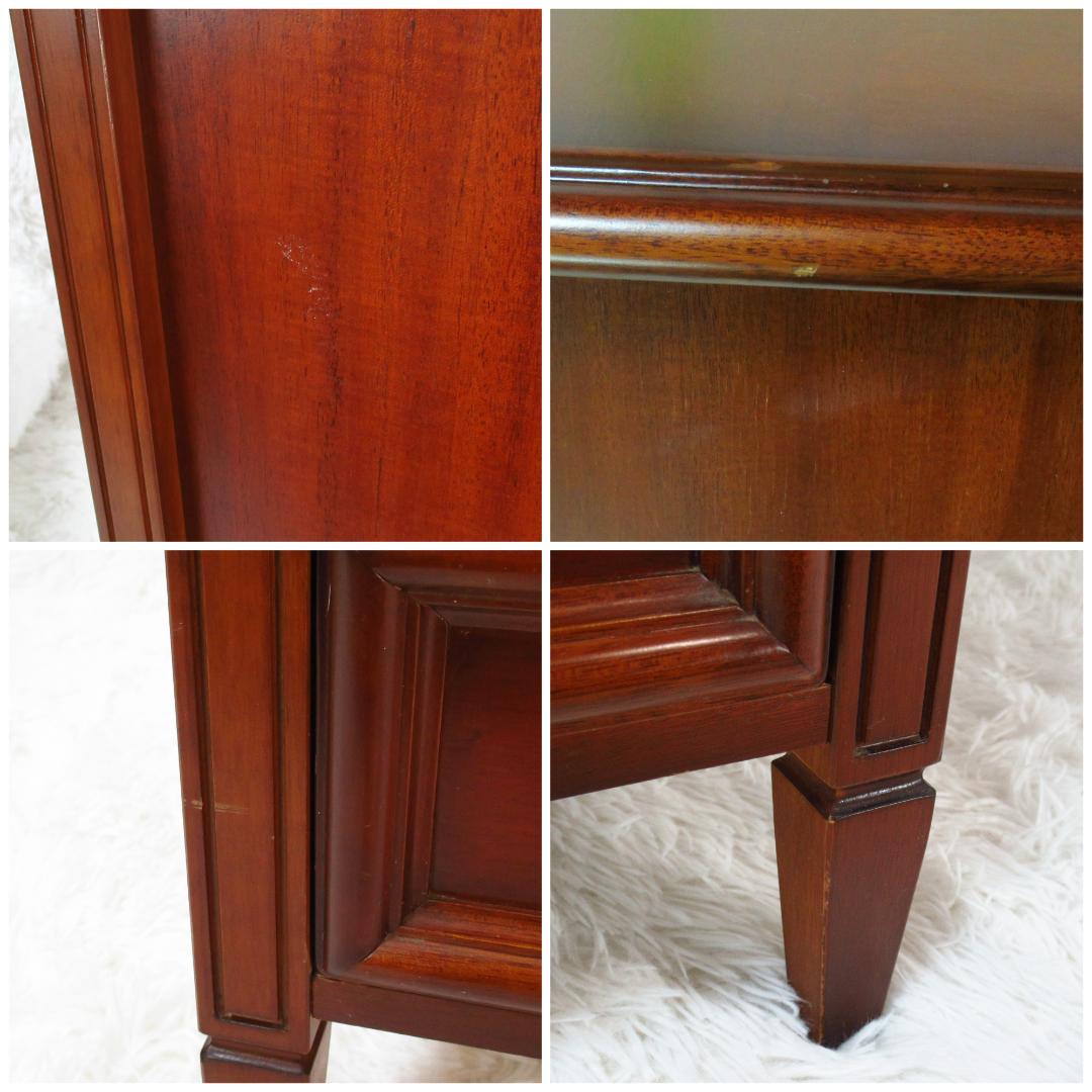 東海家具 ケント KENT 電話台 サイドチェスト 天然木 マホガニー材 レトロ