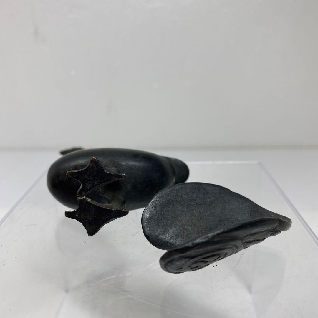 古銅 カモ 香炉 121g トトチ 東さ7-0330☆2F - メルカリ