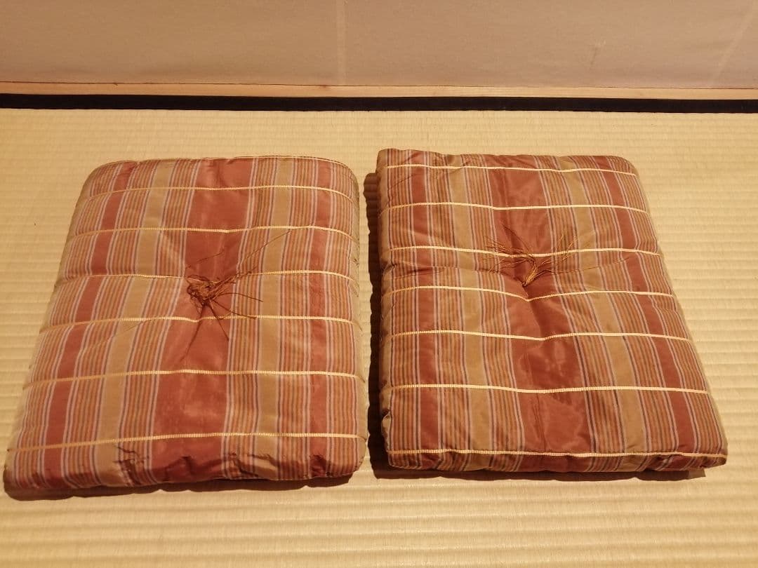 茶事道具】茶席座布団 水屋道具489