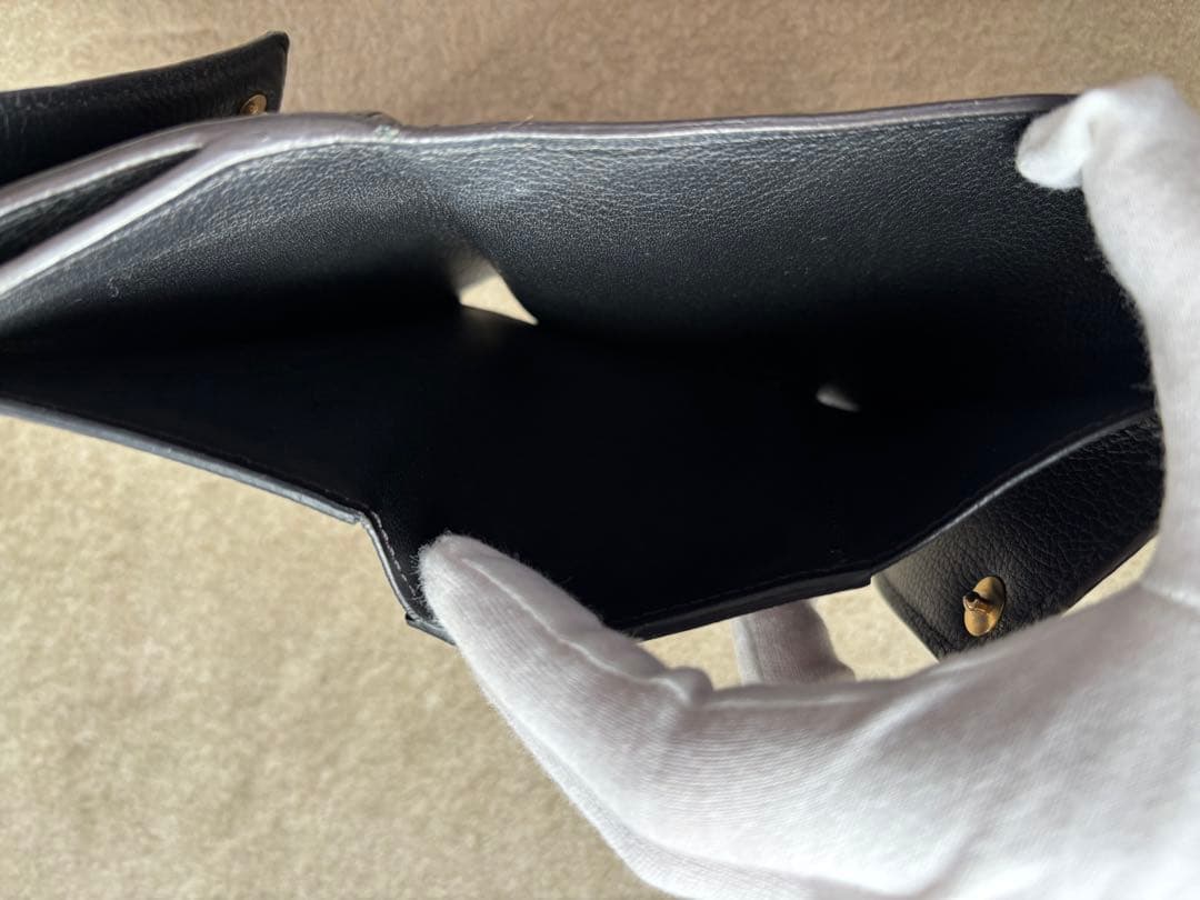 ルイヴィトン　モノグラム　ポルトフォイユドゥブルVコンパクトブラック