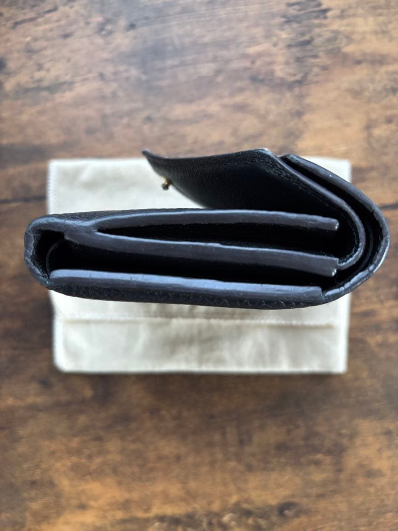 ルイヴィトン　モノグラム　ポルトフォイユドゥブルVコンパクトブラック