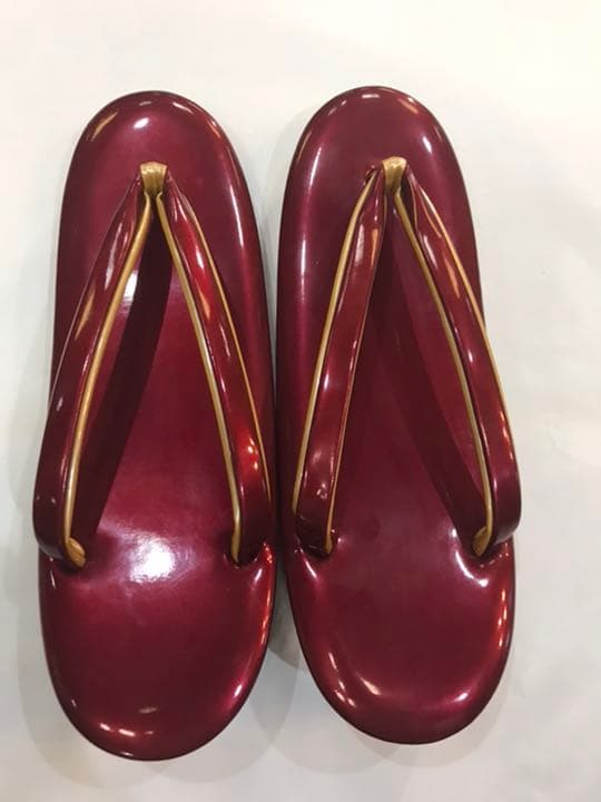 草履バックセット　サイズLL　未使用品　赤/黄