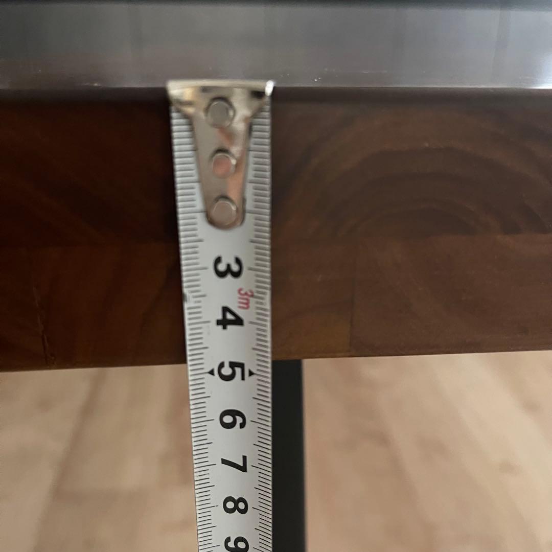 ウォルナット　アイアン　ダイニングテーブル