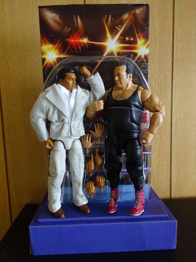 フィギュア 4体　ハーリー・レイス　モハメド・アリ　ビリーグラハム　モンスーン