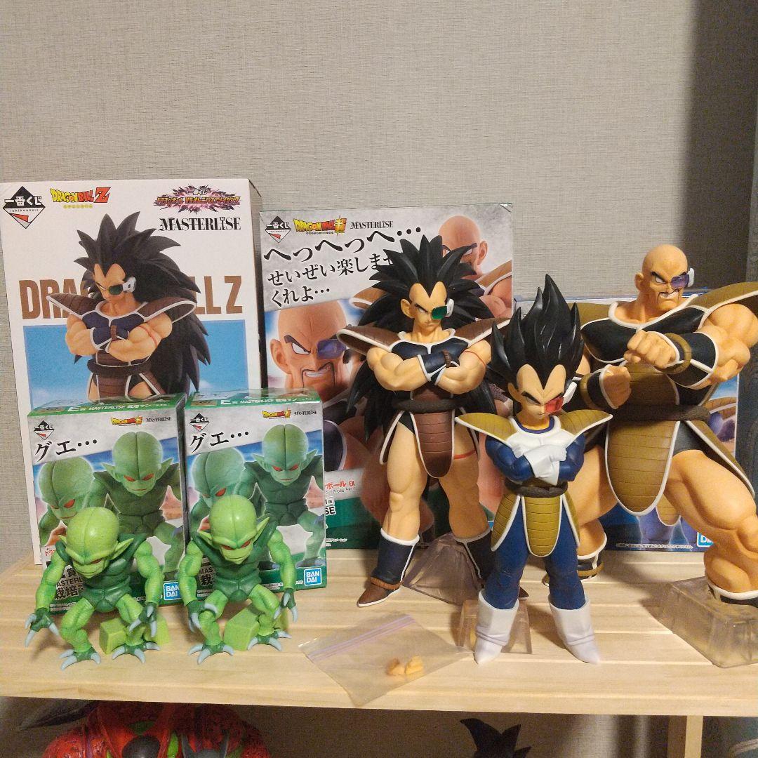 一番くじ ドラゴンボール ベジータ、ナッパ、ラディッツ、栽培マン2体