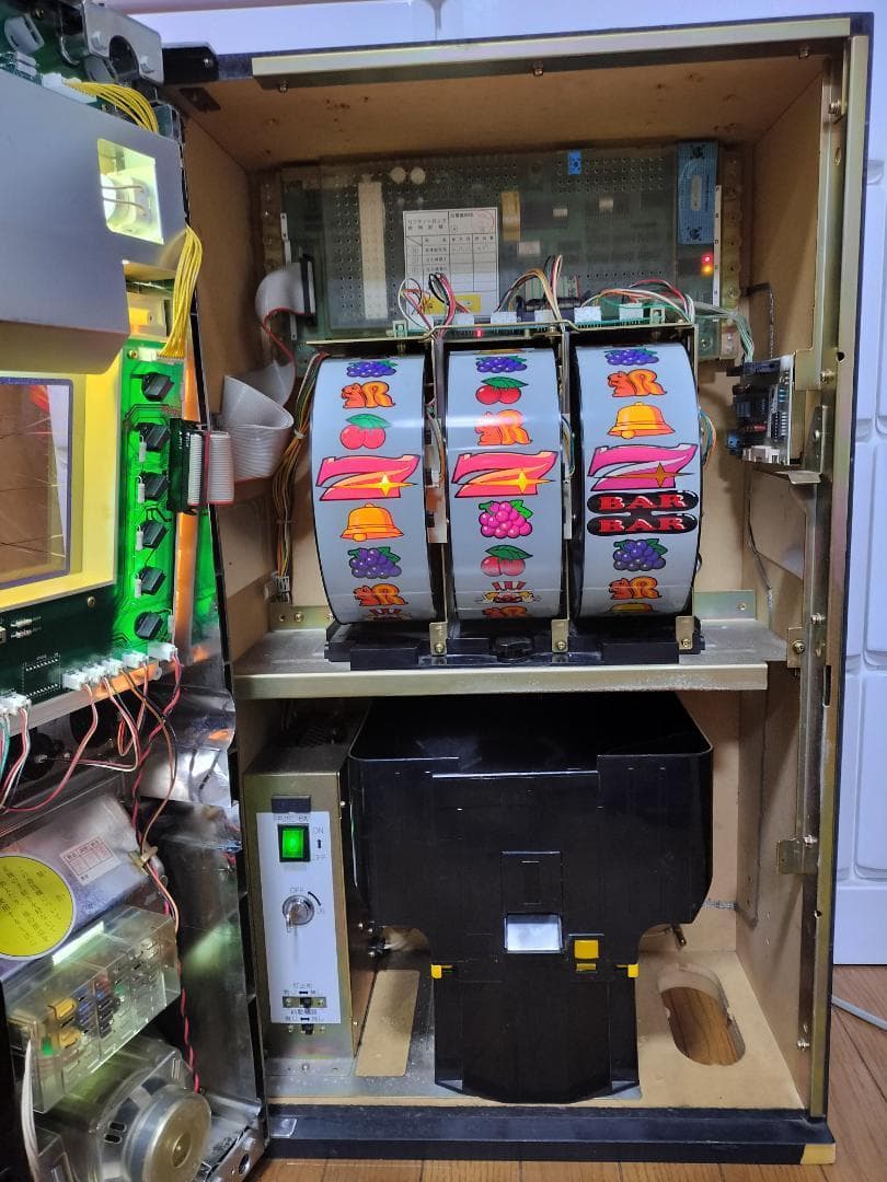 パチスロ実機】北電子☆ゴーゴージャグラーV【コイン不要機付】4号機