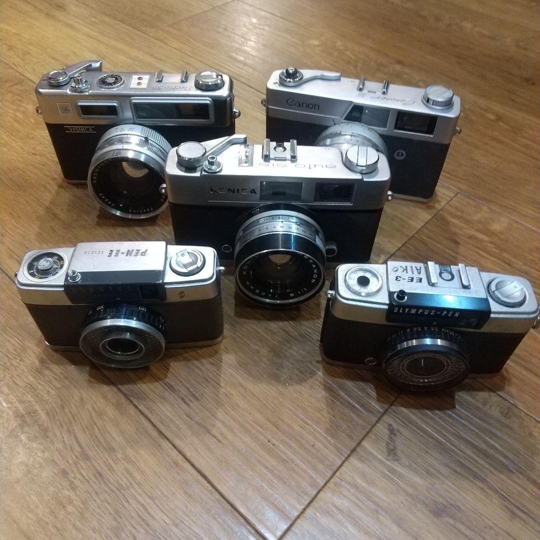 金属製 フィルムカメラ 5台セット まとめ売り ヴィンテージ フィルム
