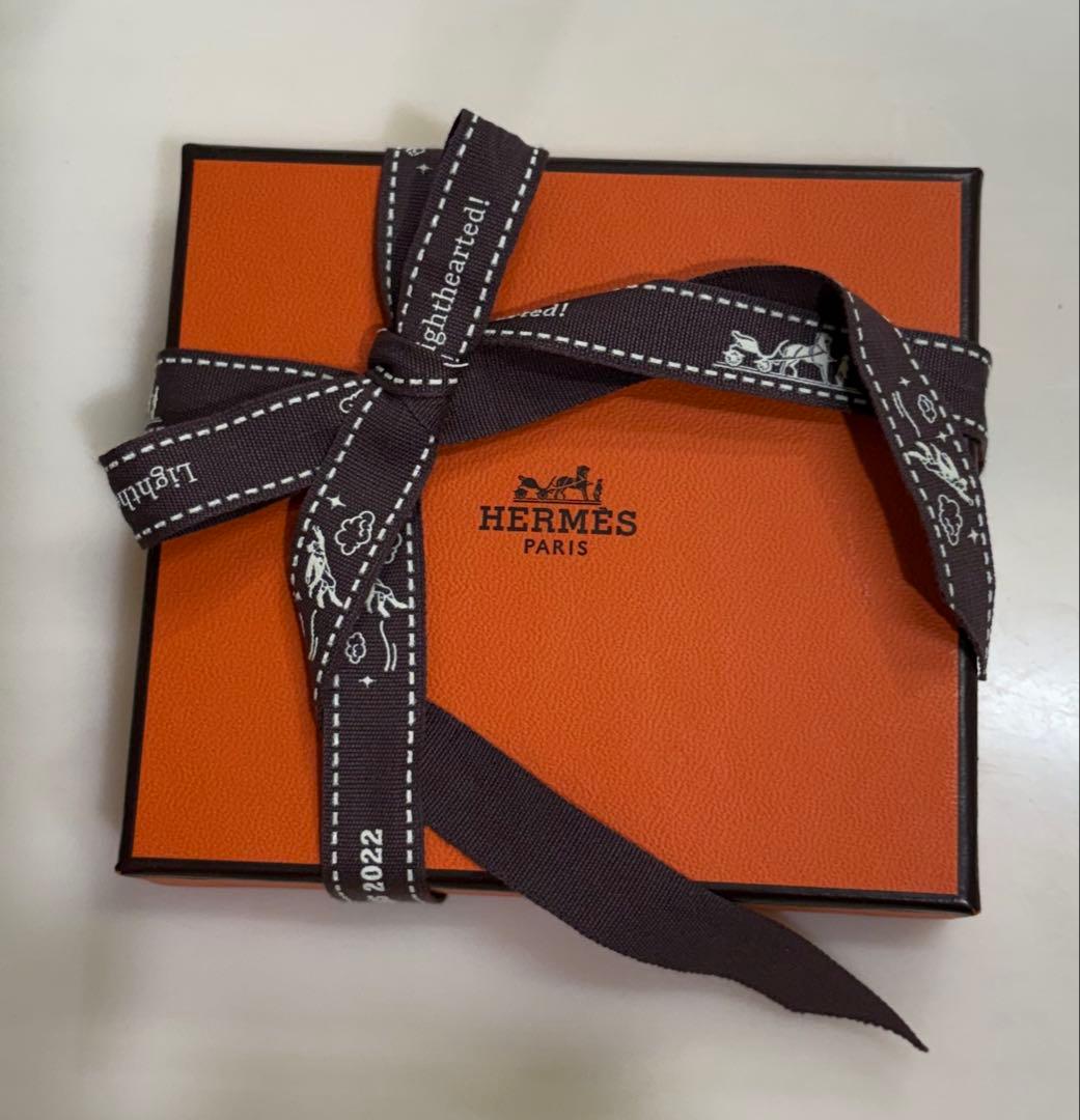 HERMES 未使用　バスティア　シェーブル　U刻印　ケース