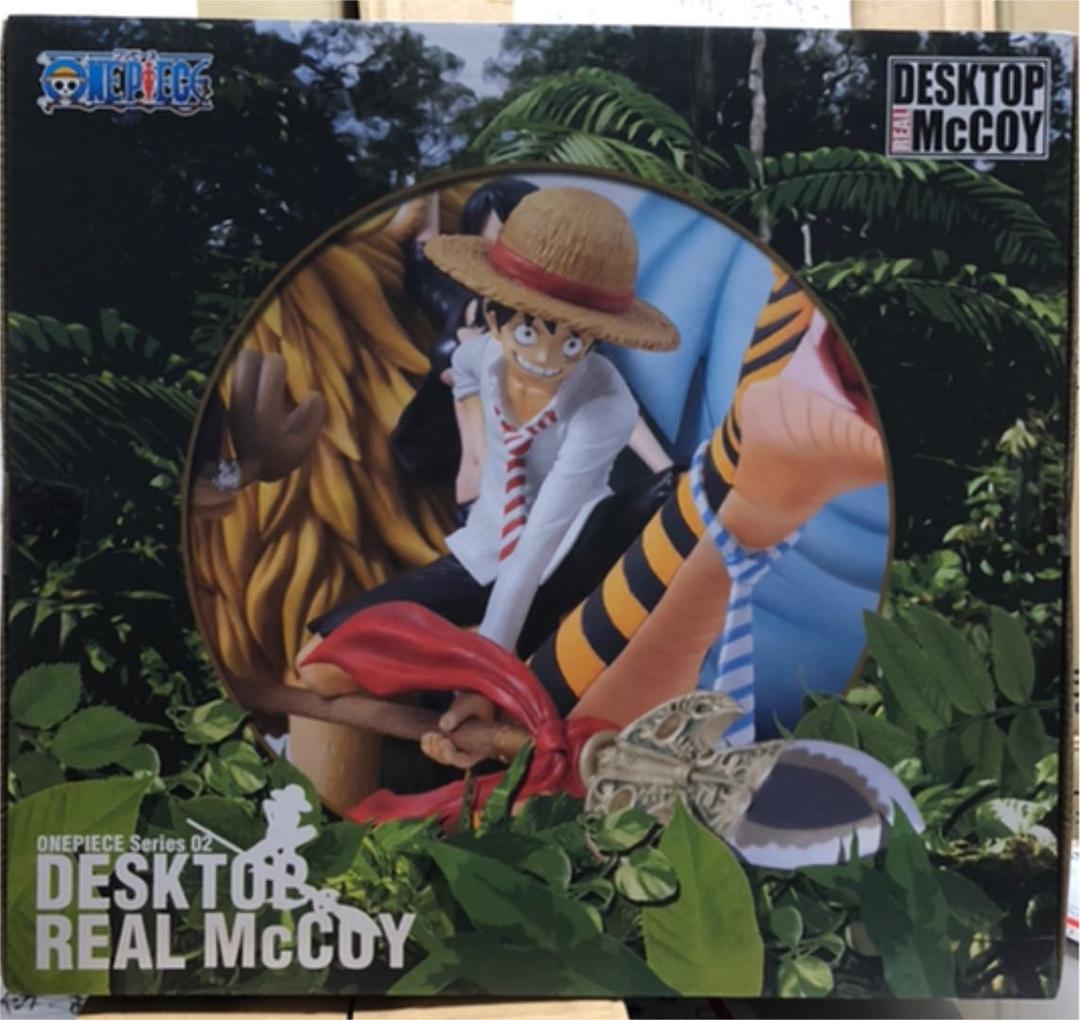 デスクトップリアルマッコイ ワンピース 02 フィギュア　メガハウス　ルフィ