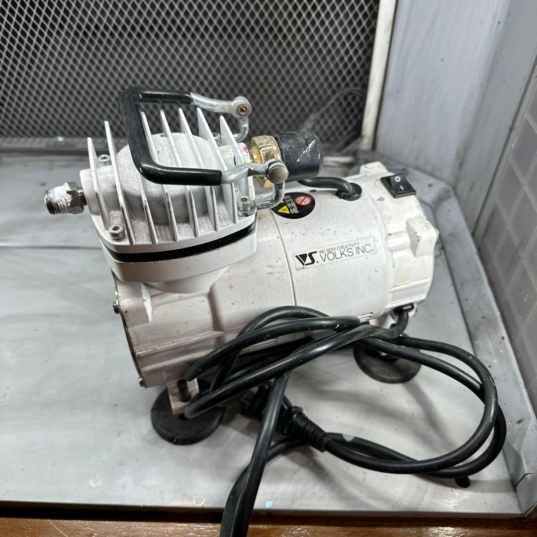 塗装 ブース ファン2基 風量 無段階調整可 エアブラシコンプレッサー付き