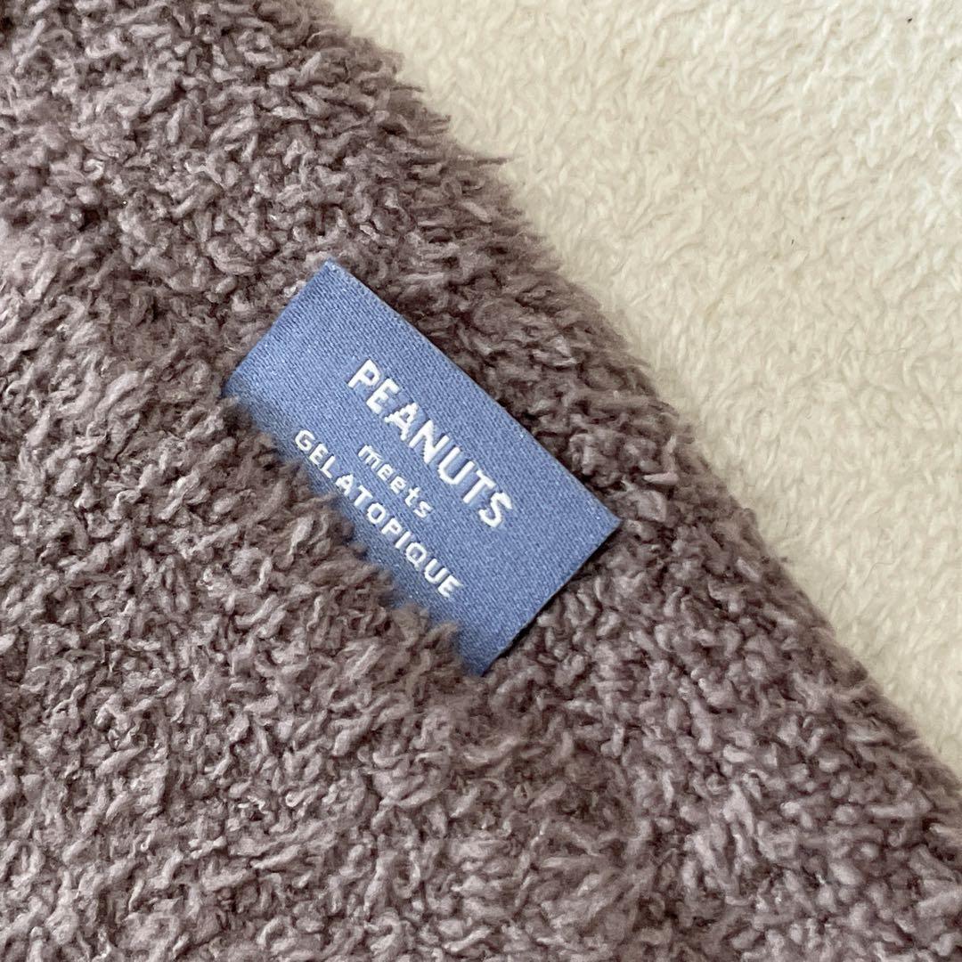 ジェラートピケ　スヌーピー　ベビモコジャガードプルオーバー&ロングパンツセット