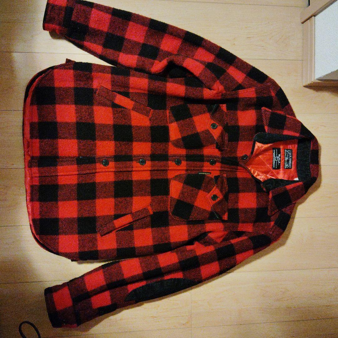 ハリウッドランチマーケット ウールリッチ CPO 中綿 赤/黒 3 - メルカリ