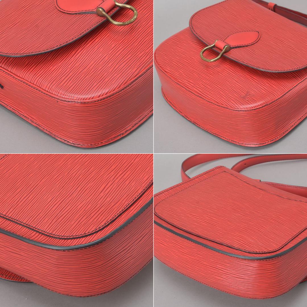 美品◇ルイヴィトン サンクルー ショルダーバッグ M52197 エピ レザー 赤