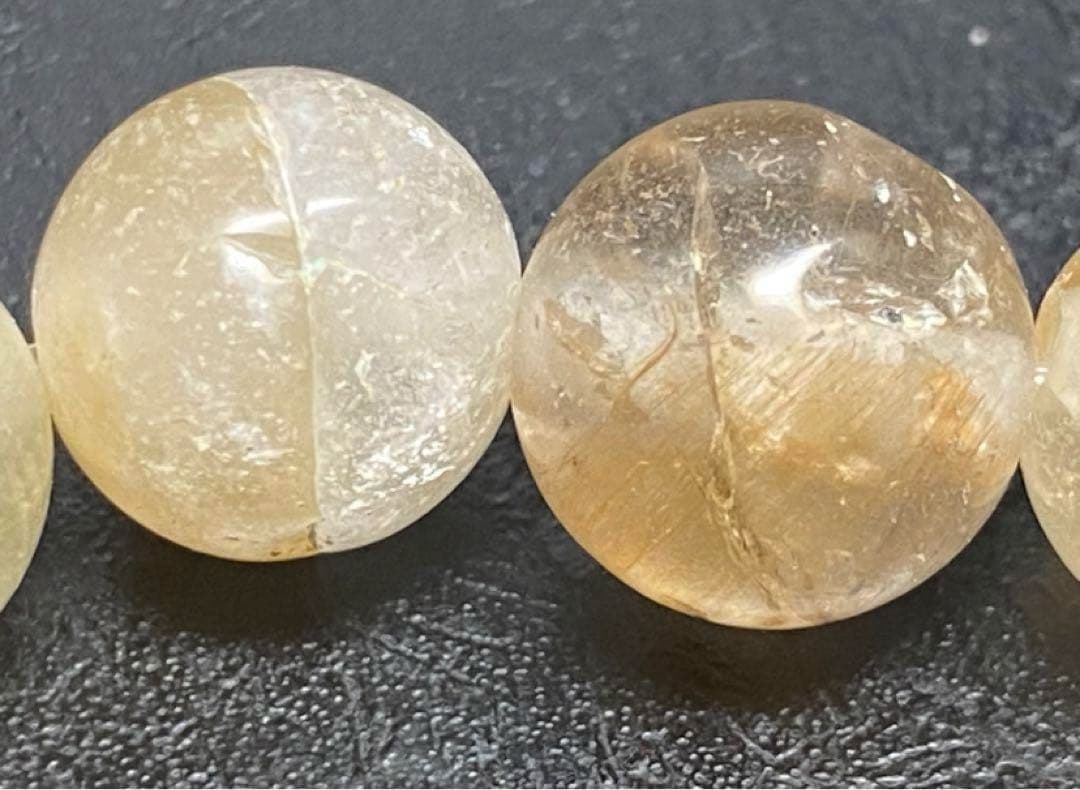 42 ザギ水晶　10mmザギマウンテンクォーツ　ブレスレット