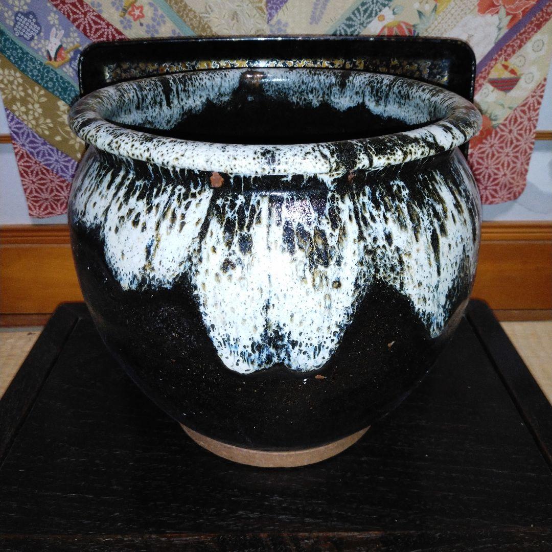 NO362 堤焼 甕 瓶 宮城 仙台 民芸 時代物 - メルカリ
