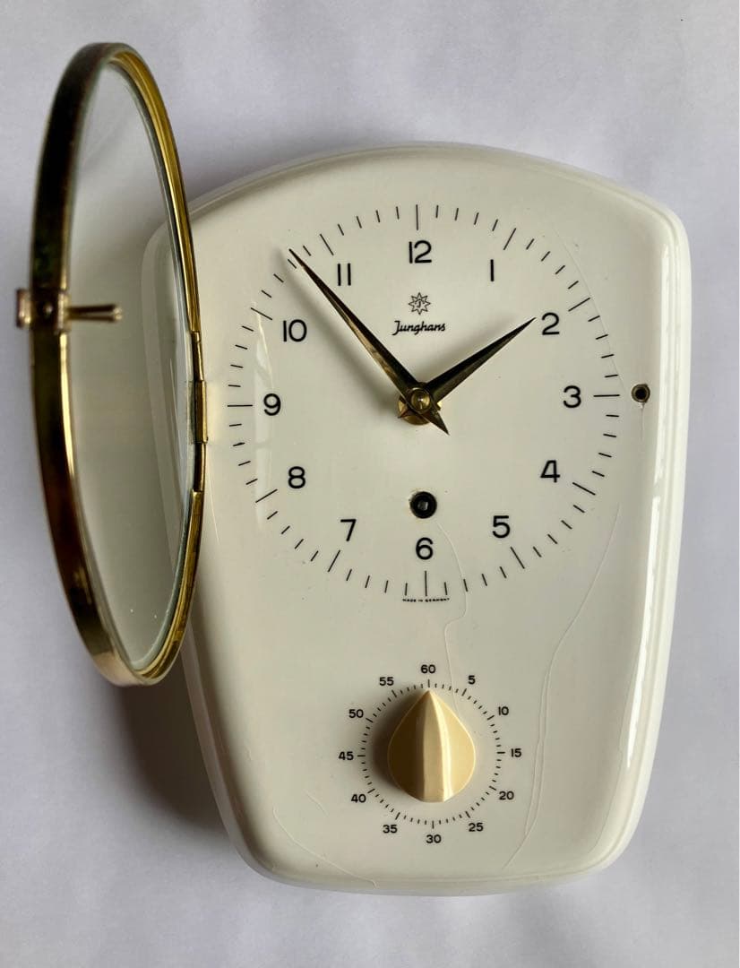 ユンハンス　Junghans 掛時計　ゼンマイ　鍵つき