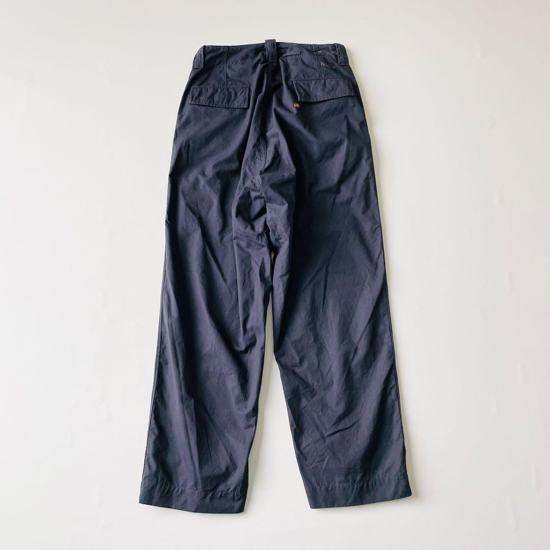 4802【美品】45R チノパン ウェザーの908セイルパンツ M 紺 日本製