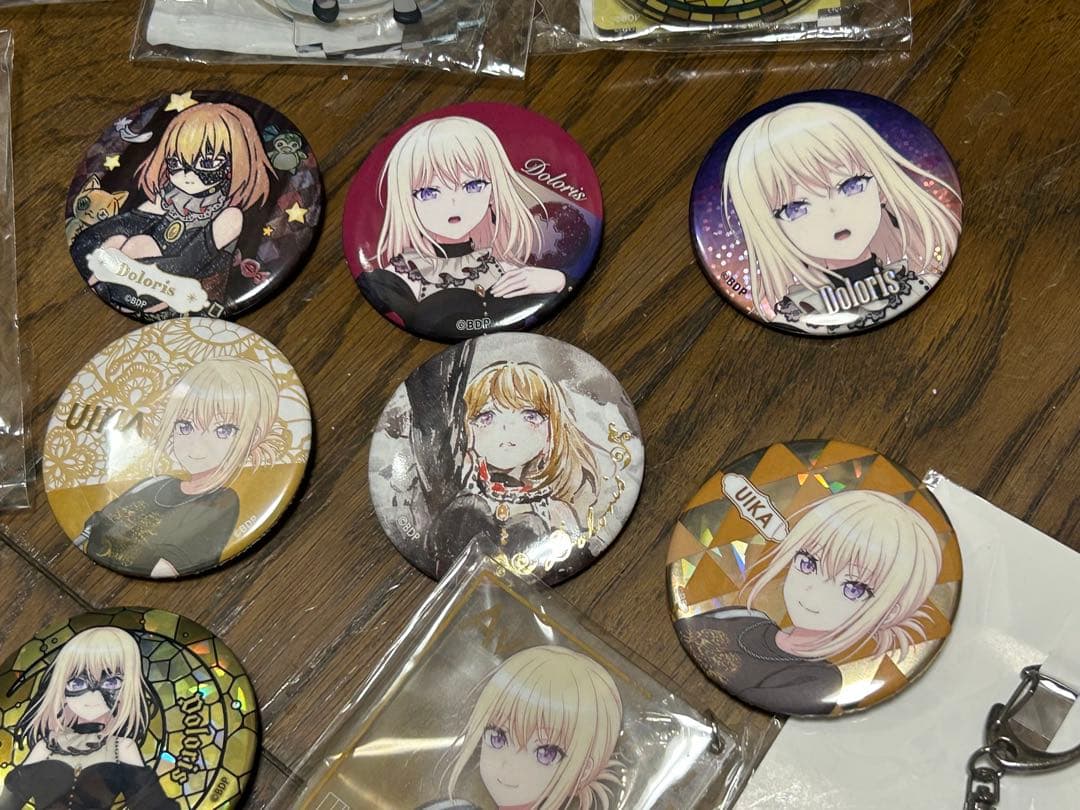 Ave Mujica 三角 初華Doloris ドロリス 缶バッジ アクスタ他