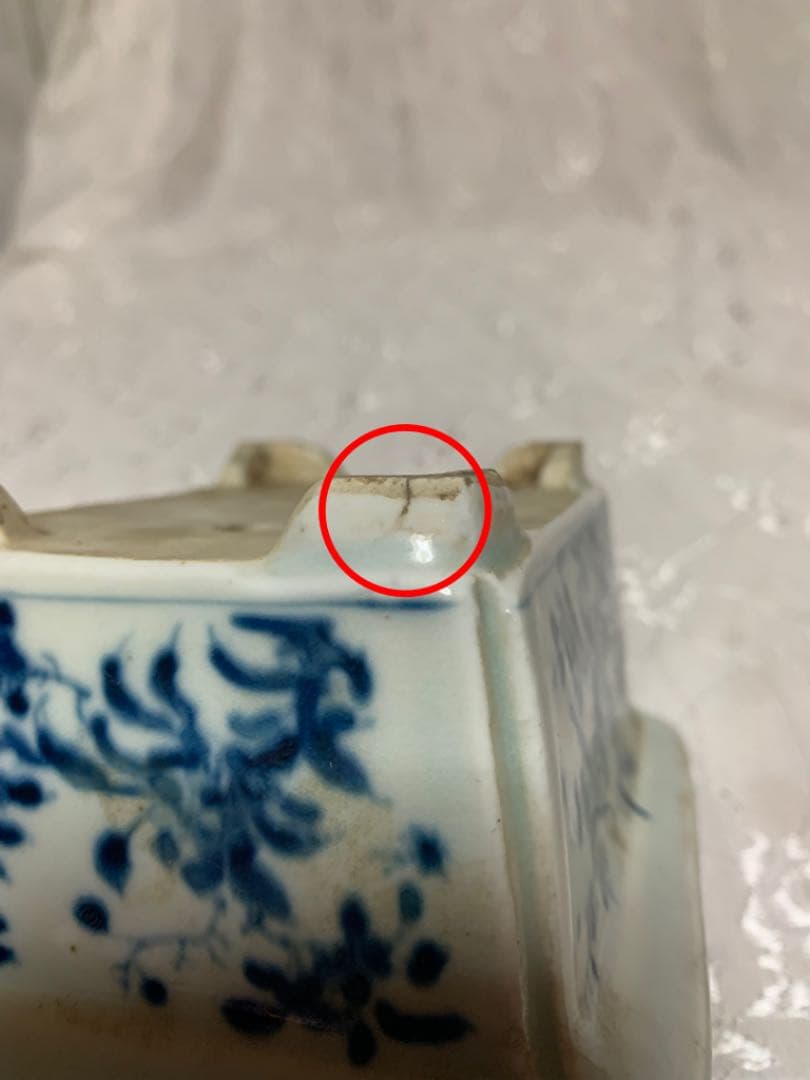 絵鉢　長方　盆栽鉢