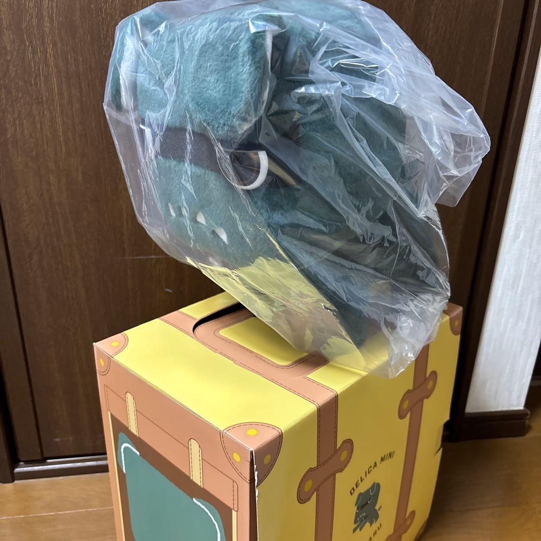 デリ丸　デリカミニ　緑　ぬいぐるみ　三菱自動車