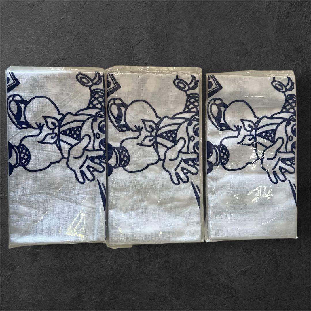 未使用品　ゴエモン千両箱　景品つき　手拭い　レジャーシート　平成レトロ