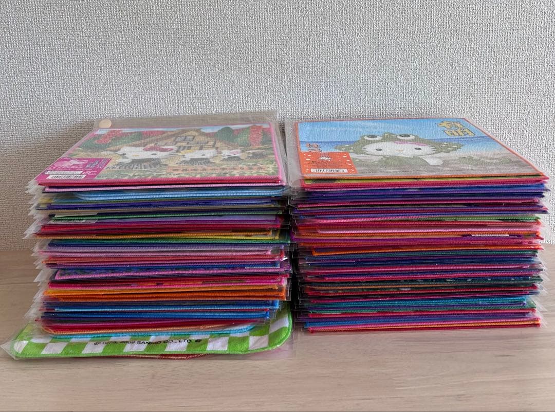 ハローキティご当地プチタオル 140枚 まとめ売り