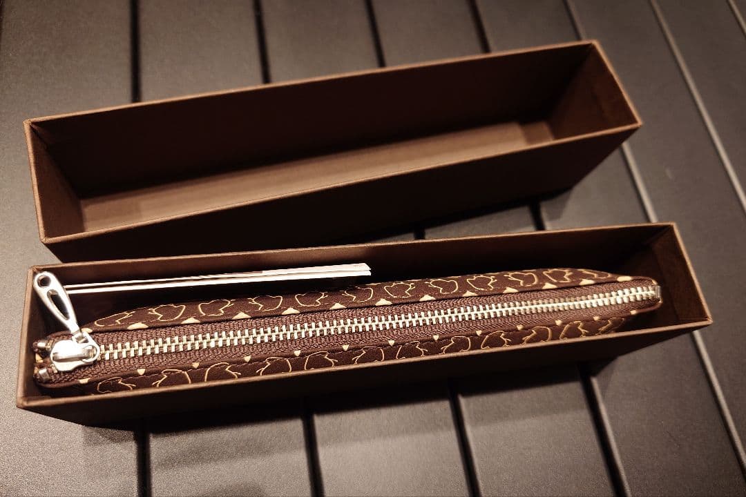 非売品】JIZAING × INDEN ペンケース ドコモダケ柄 甲州印伝