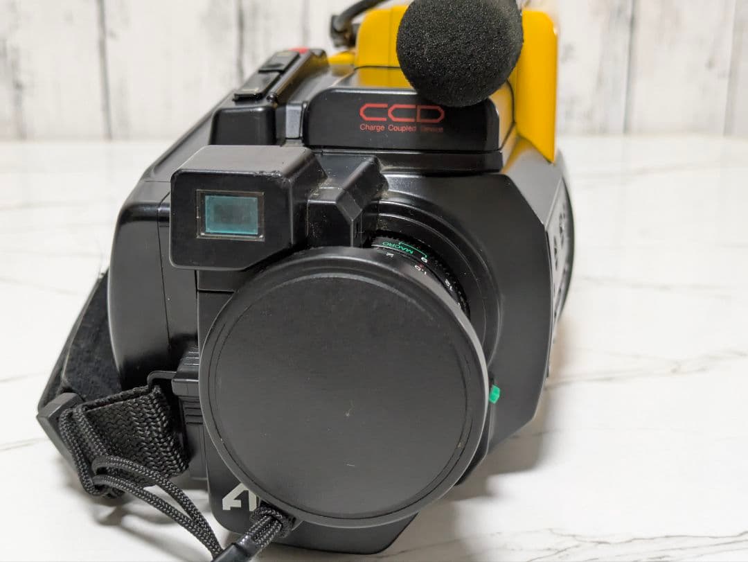 【希少動作品】National　NV-MC15　VHS-C対応　イエロー