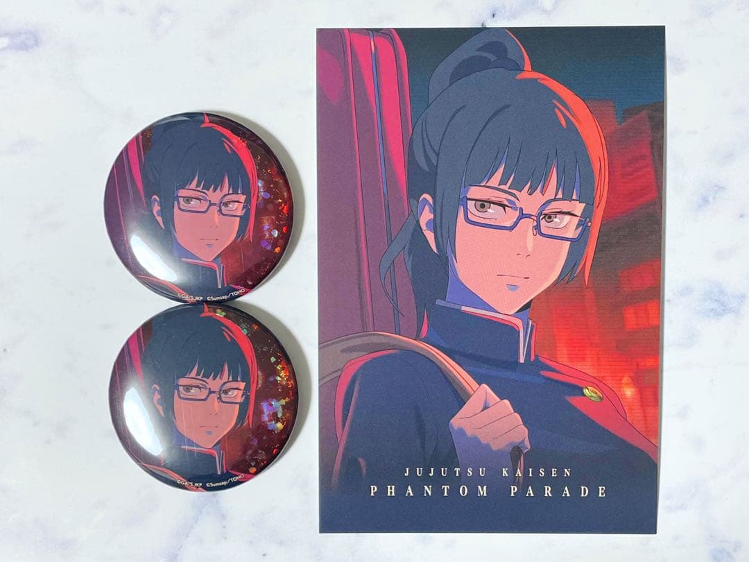 即購入OK】呪術廻戦 ファンパレ 幻影夜行本舗 缶バッジ 禪院真希
