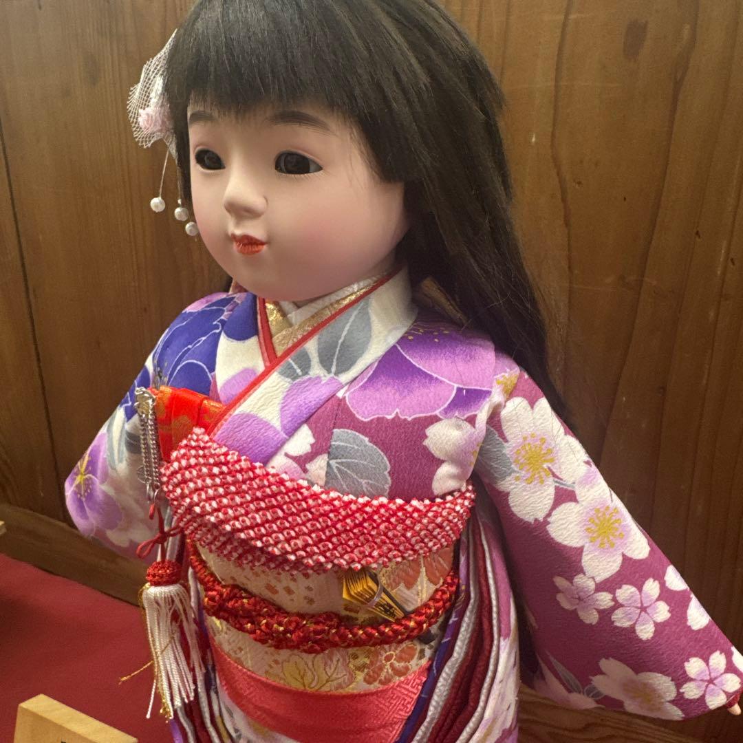 122】展示品特価 市松人形 13号 段カット