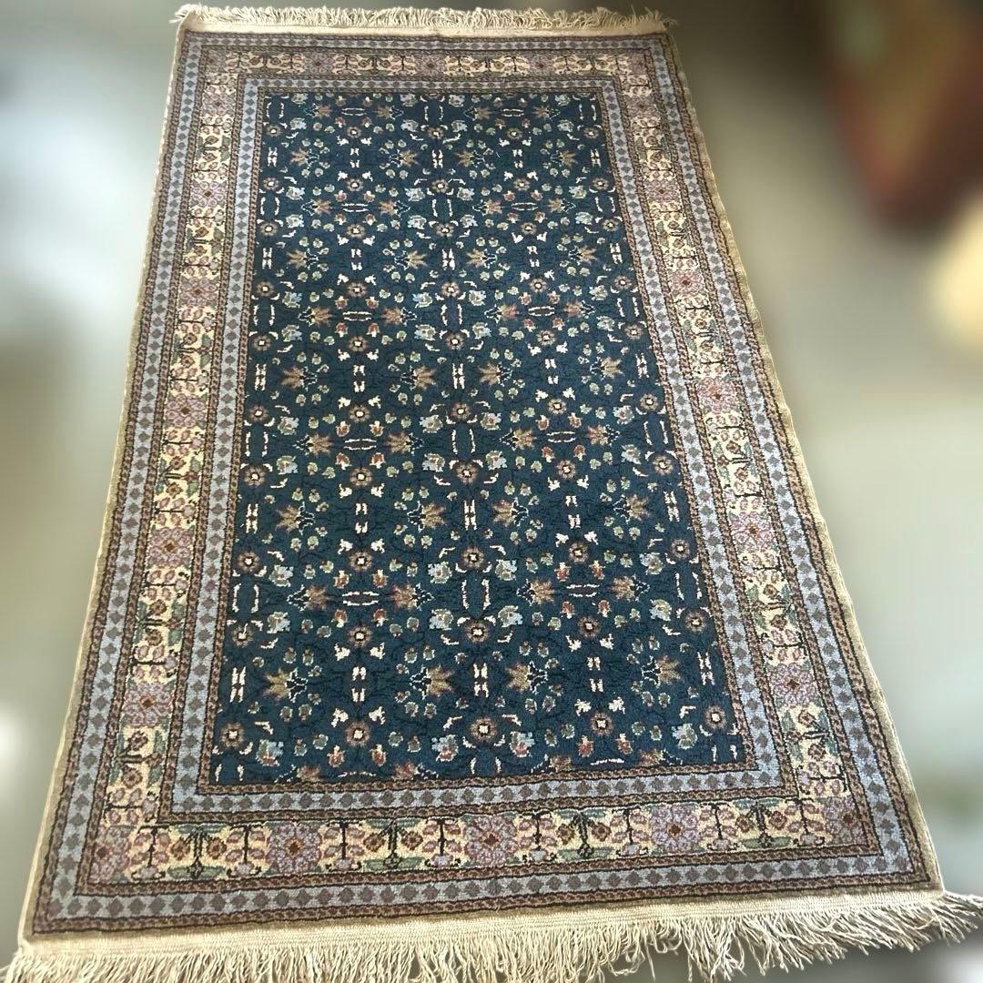 トルコ絨毯 カイセリ ウール 手織り 大判 216×146㎝