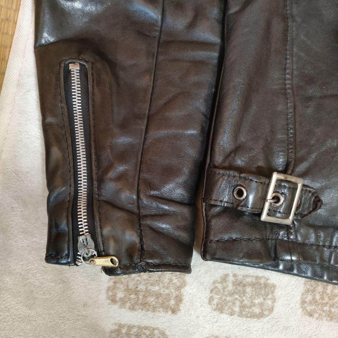 レアモデル 141 Schott シングルライダース 36 人気641の革違い