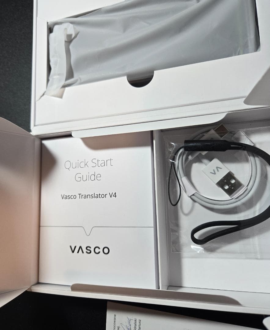 ほぼ新品】Vasco Translator V4 翻訳機 Stone Grey