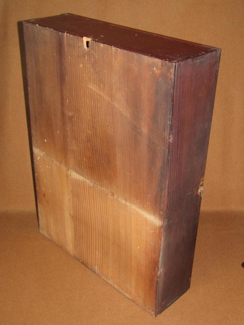 【イングラハム 掛時計 ダルマ時計 金四ツ丸　木箱付】アメリカ製　稼動品　明治