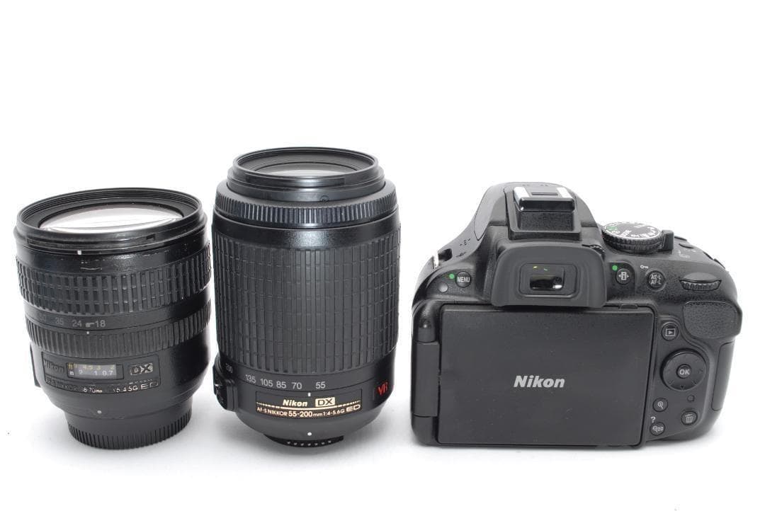 ✨自撮り・旅行・家族撮影✨Nikon D5200 ダブルレンズ✨スマホ転送✨