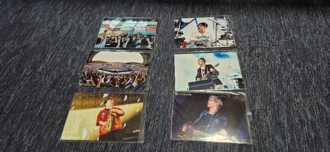 UVERworld グローブ 新品未使用+オンラインくじキーホルダー、写真