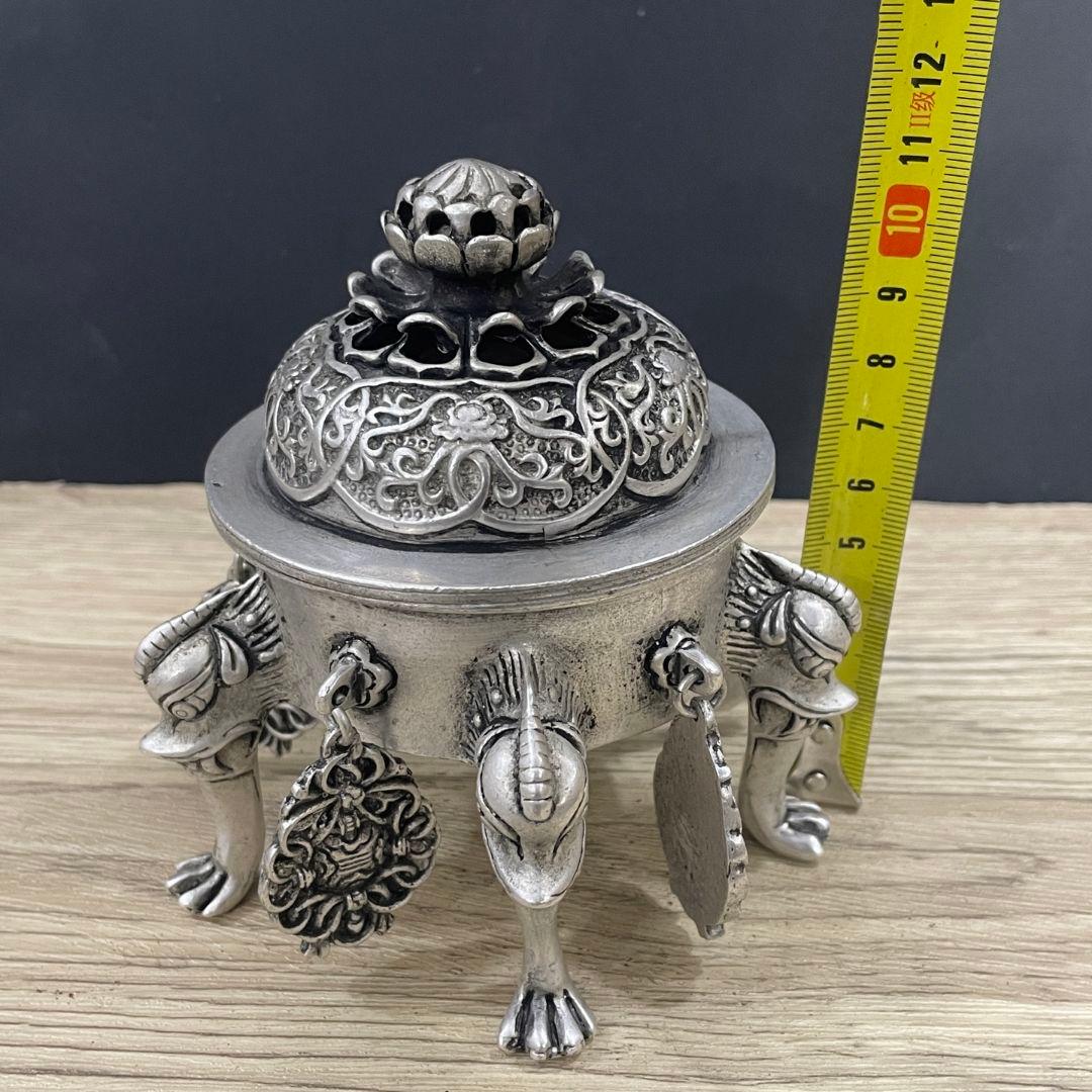 銅器 香炉 青蓮帝王薫香炉 香道具 装飾品 工芸品 置物